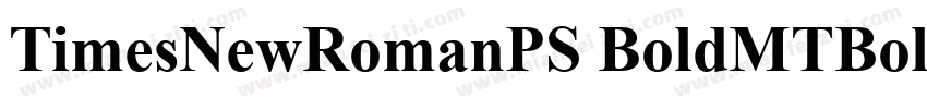 TimesNewRomanPS BoldMTBold-GBpc-EUC字体转换